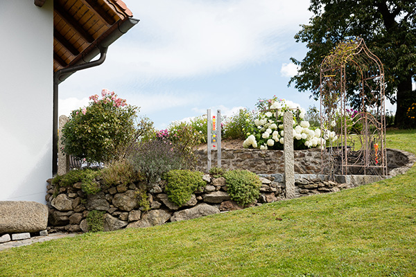 Außenansicht Ferienhaus Steinlohe