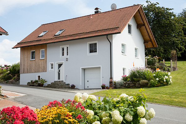 Außenansicht Ferienhaus Steinlohe